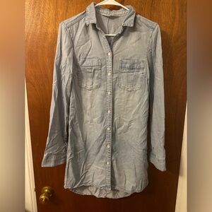 H&M Denim Shirt Shift Dress